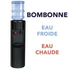 Fontaine Bonbonne Glacier Noir eau froide & eau chaude