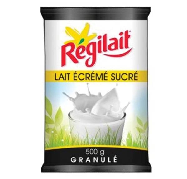Lait écrémé sucré