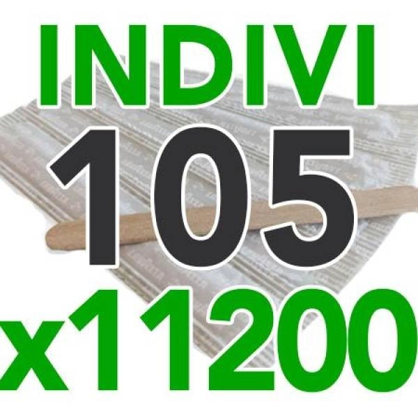 Spatule Bois 105 Emballée individuellement