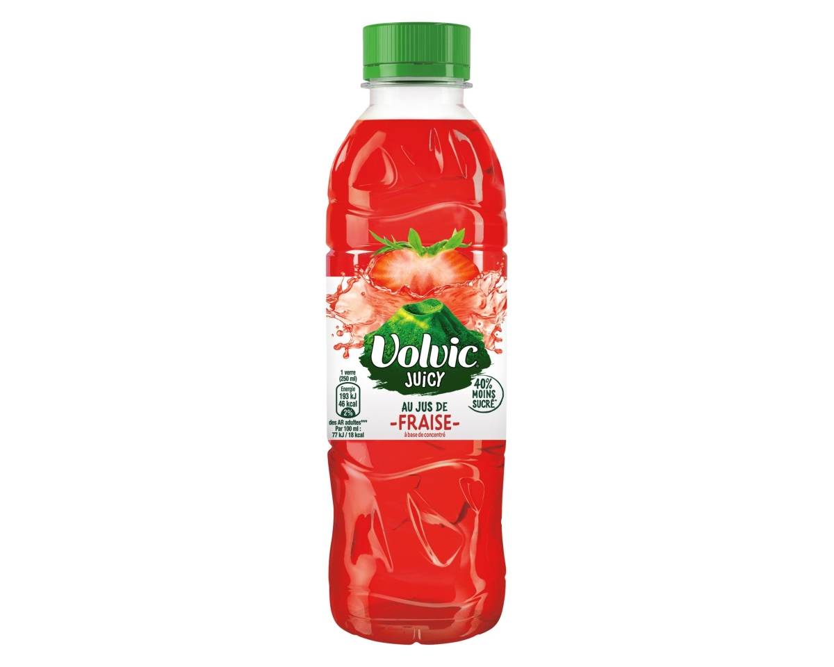 Volvic goût fraise 50cl - Eaux aromatisées - Boissons