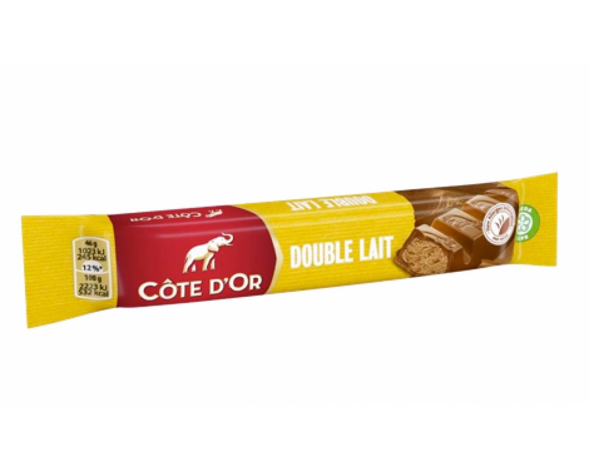 Cote d'or Double Lait Barres chocolatés Alimentations