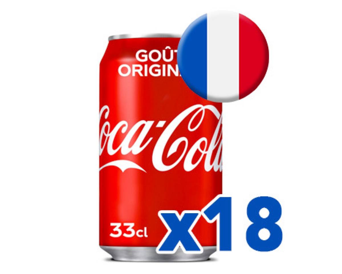 COCA COLA FR 33CL - Canettes 33cl. Classic - Boissons