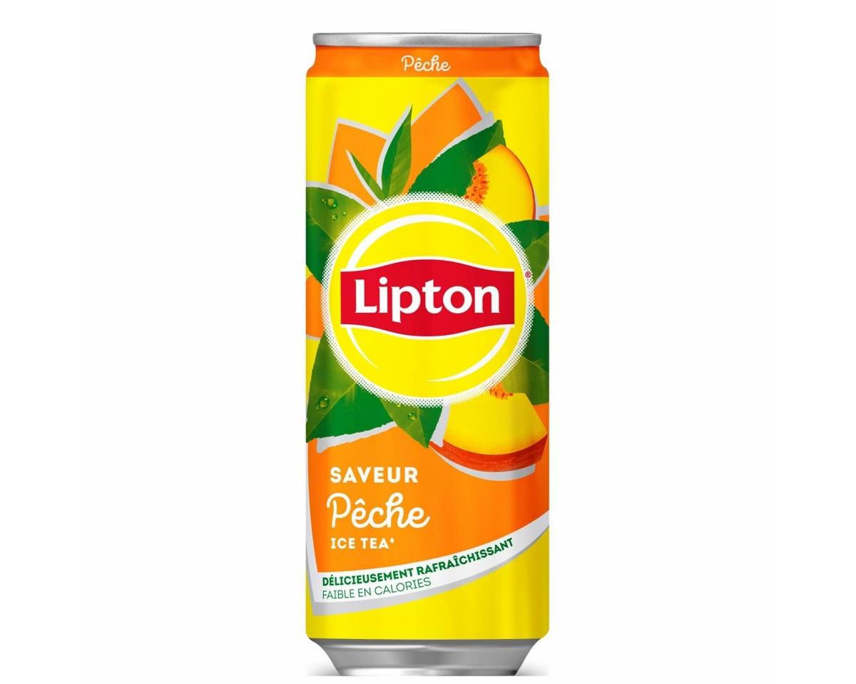 Ice Tea - Pêche Slim x 24 - Canette 33cl. SLIM - Boissons