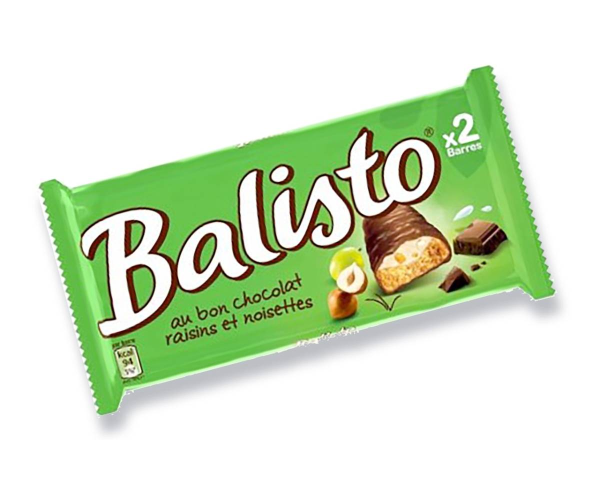 Balisto Vert x 20 - Barres chocolatés - Alimentations