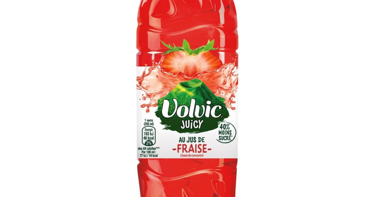 Volvic goût fraise 50cl Eaux aromatisées Boissons