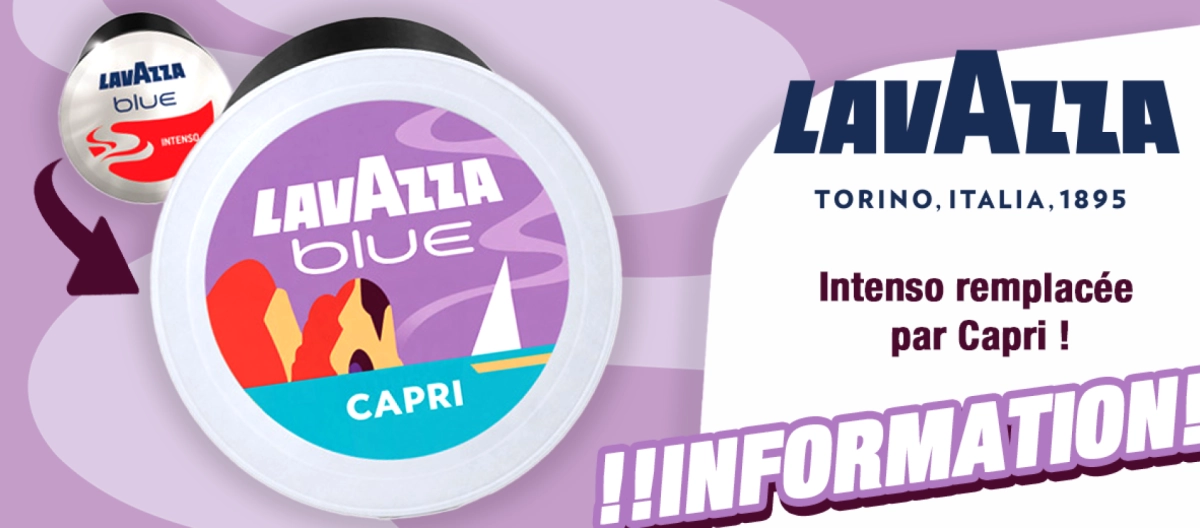 La capsule Lavazza blue Intenso devient Capri